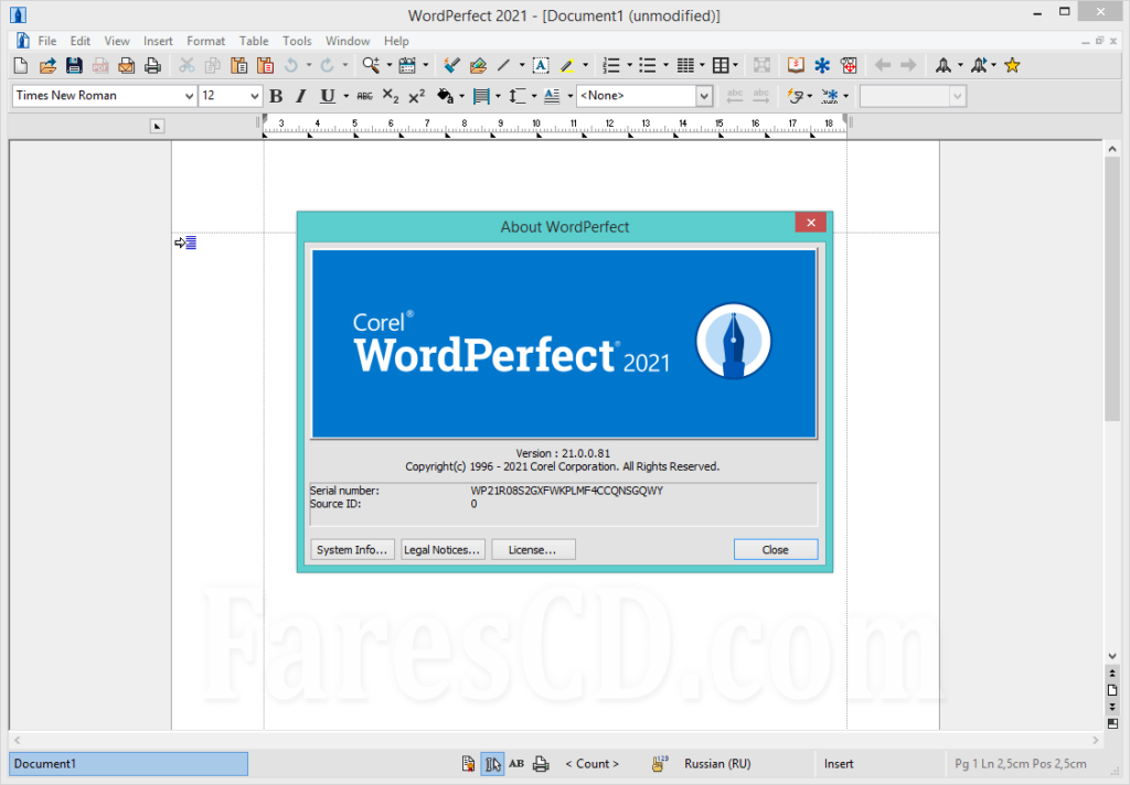 برنامج كوريل ووردبيرفكت 2021 | Corel WordPerfect Office Professional 2021