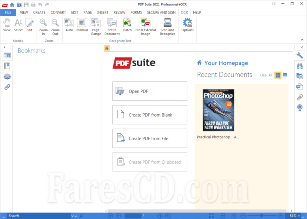 برنامج قراءة وتحرير وتعديل بى دى إف | PDF Suite Professional 2021 + OCR