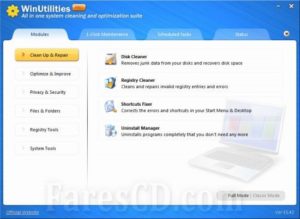برنامج تسريع وصيانة الويندوز | WinUtilities Professional 15.85