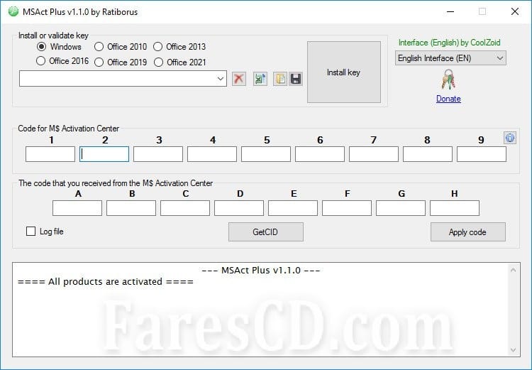 أداة تفعيل الويندوز والأوفيس | MSAct Plus