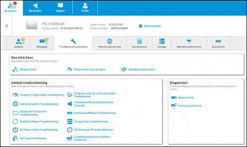 برنامج تحسين أجهزة إتش بي | HP Support Assistant