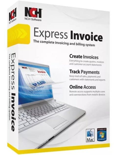 برنامج إنشاء الفواتير وطباعتها | NCH Express Invoice Plus