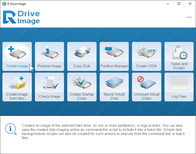 برنامج النسخ الإحتياطى | R-Tools R-Drive Image