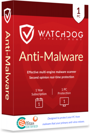 برنامج الحماية من البرامج الضارة | Watchdog Anti-Malware 4.1.422