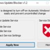 برنامج إيقاف تحديث ويندوز 10 | Windows Update Blocker 1.7