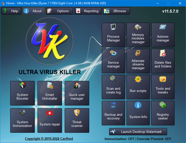 تجميعة أدوات الحماية الشاملة | UVK Ultra Virus Killer Pro