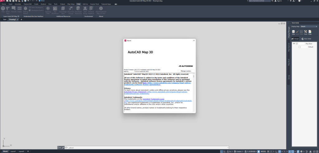 Autodesk AutoCAD Map 3D 2023 Preview