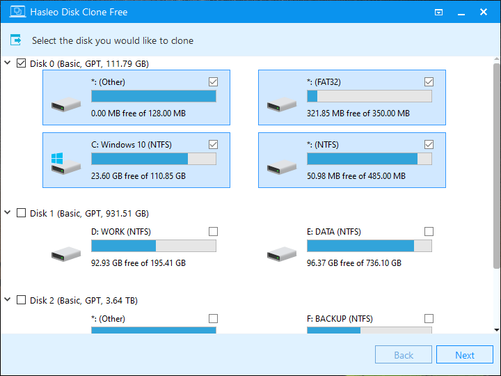 برنامج نسخ ونقل الويندوز | Hasleo Disk Clone