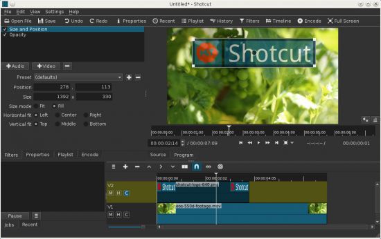 برنامج مونتاج وتحرير الفيديو البسيط | ShotCut 22.09.23