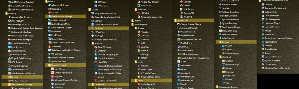 تحميل ويندوز الإنقاذ جاندالف | Gandalf’s Windows 10PE x64 Progs 02