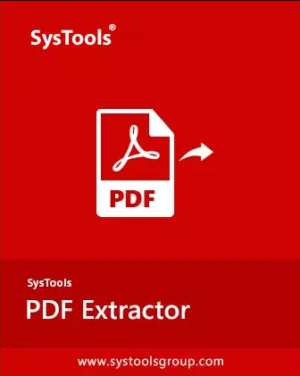 برنامج استخراج العناصر من البى دى إف | SysTools PDF Extractor 6.0