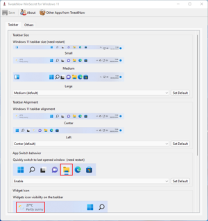 تحميل برنامج الإعدادت المخفية لويندوز 11 | TweakNow WinSecret for Windows 11 2.1.0