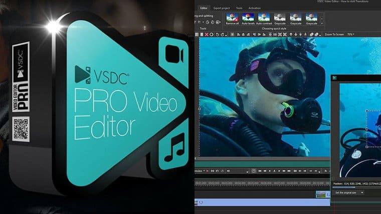 برنامج مونتاج الفيديو البسيط | VSDC Video Editor Pro 7