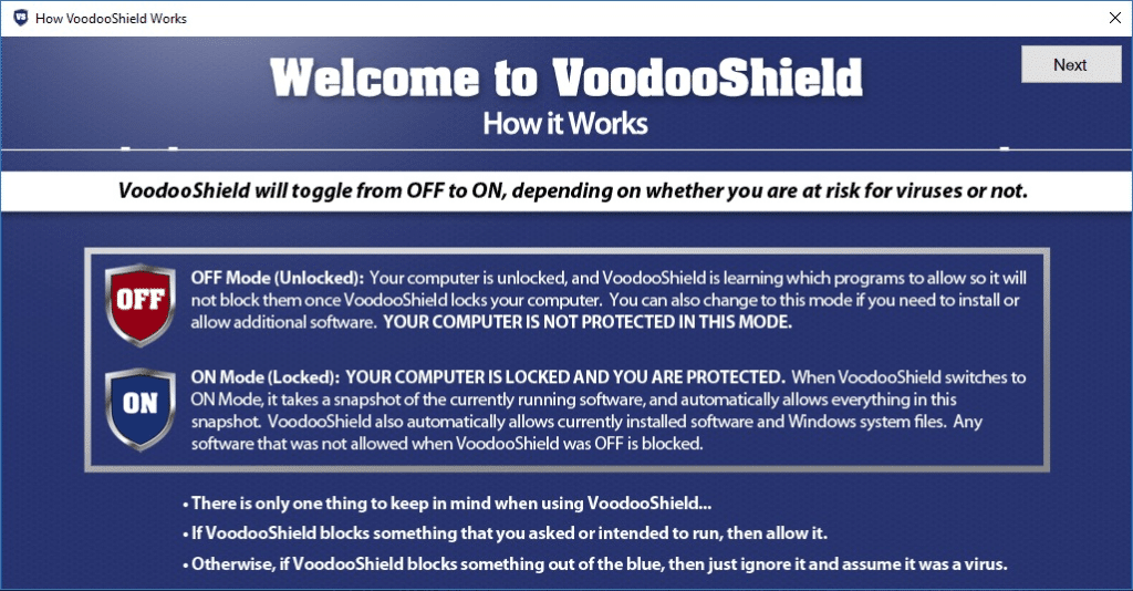 تحميل برنامج الحماية | Voodooshield Pro