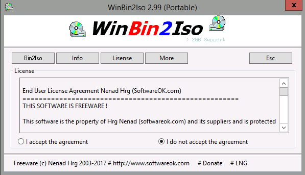 تحميل برنامج عمل الايزو | WinBin2Iso