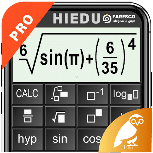 تحميل تطبيق HiEdu Calculator Pro | الآلة الحاسبة للأندرويد