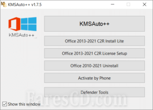 أداة تفعيل الويندوز والأوفيس | KMSAuto++ 1.7.9