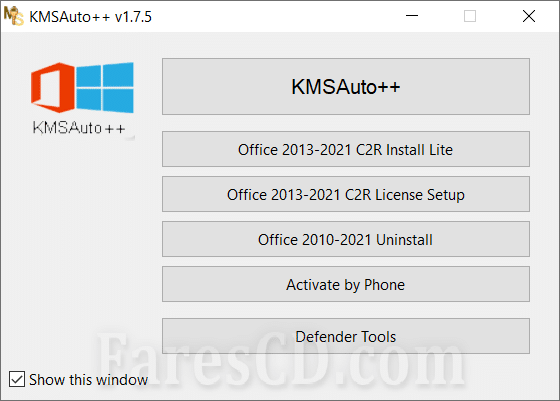أداة تفعيل الويندوز والأوفيس | KMSAuto++