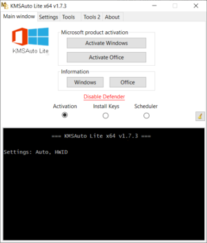 تحميل KMSAuto Lite 1.7.3 | أداة تفعيل الويندوز والأوفيس
