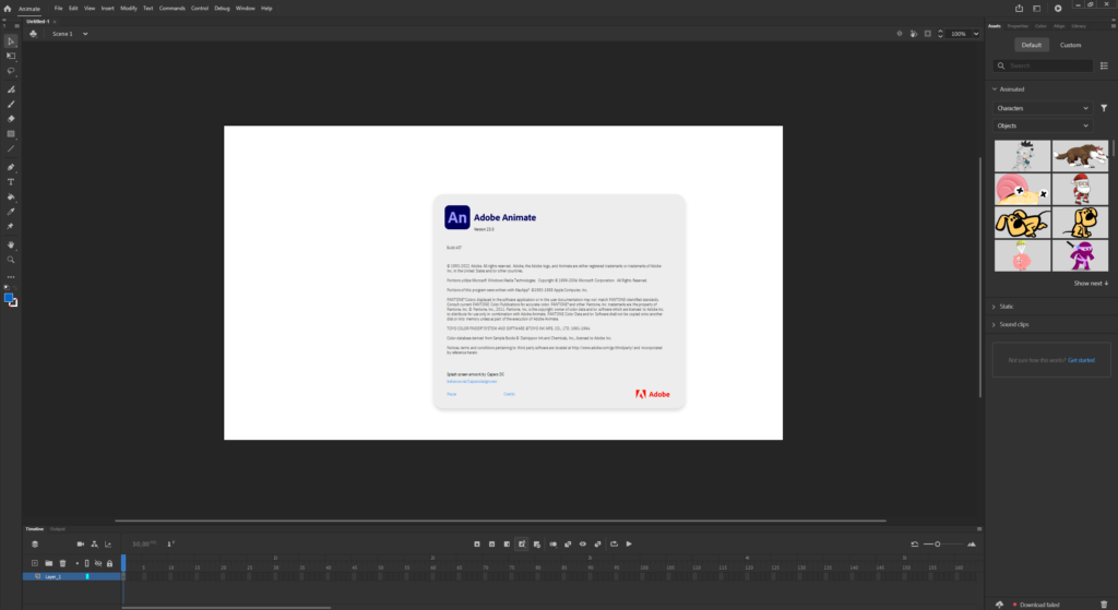 تحميل أدوبي أنيميت 2023 | Adobe Animate 2023