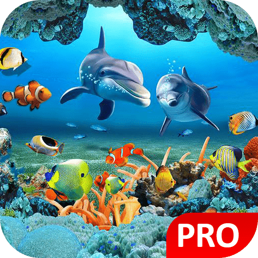 تحميل تطبيق Fish Live Wallpaper 3D Aquarium Background HD PRO