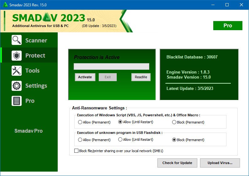 تحميل برنامج Smadav Pro 2023 15.0.0 | للكشف عن الفيروسات و حماية الفلاشات