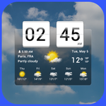 تحميل تطبيق Sense Flip Clock & Weather icon