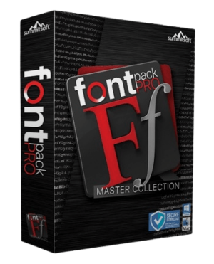 تحميل حزمة الخطوط الانجليزية | Summitsoft FontPack Pro Master Collection 2022