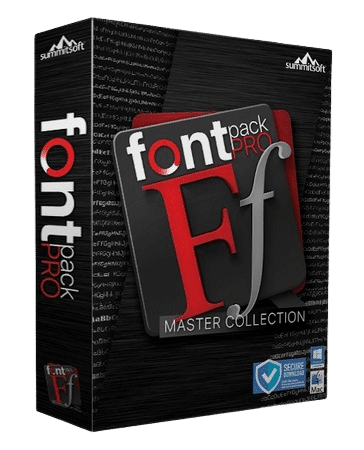 تحميل حزمة الخطوط الانجليزية | Summitsoft FontPack Pro Master Collection 2022