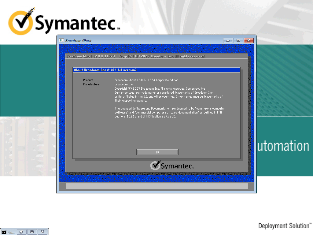 اسطوانة جوست للنسخ الإحتياطى | Symantec Ghost Boot CD