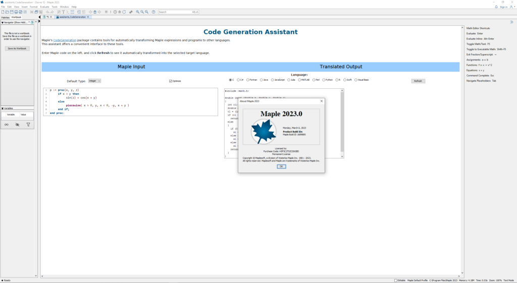 تحميل برنامج Maplesoft Maple 2023