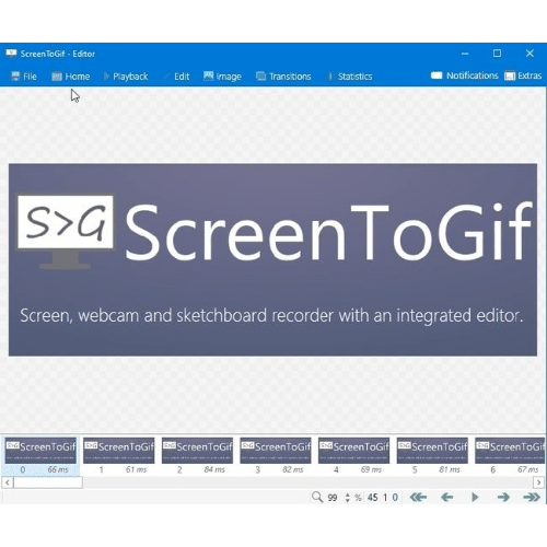 تحميل برنامج ScreenToGif | لالتقاط صور متحركة و تصوير الشاشة