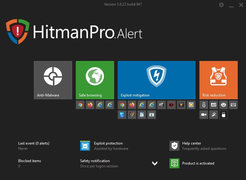 برنامج HitmanPro.Alert - برامج الحماية من مخاطر الإنترنت