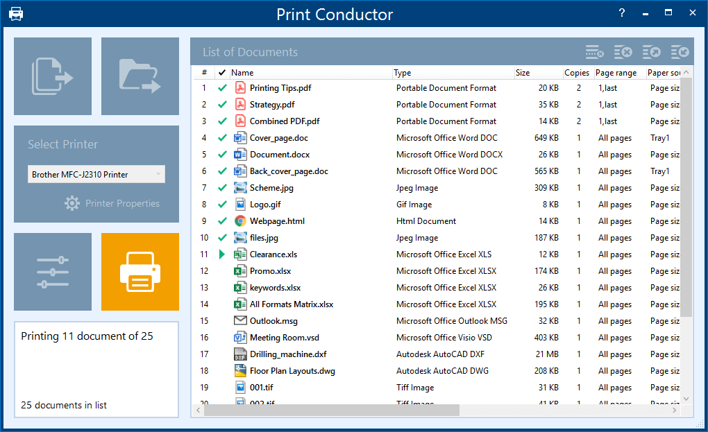 برنامج Print Conductor - إدارة الطباعة الإحترافى