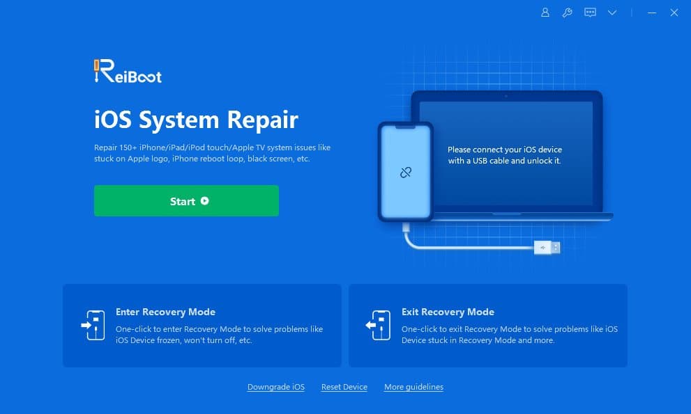 برنامج استعادة واصلاح نظام ايفون | Tenorshare ReiBoot Pro