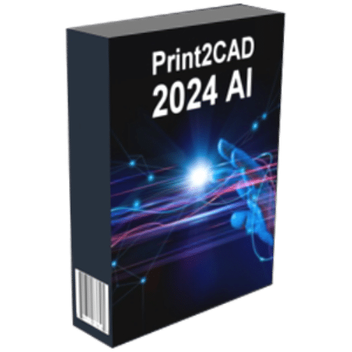 تحميل برنامج Print2CAD 2024 AI