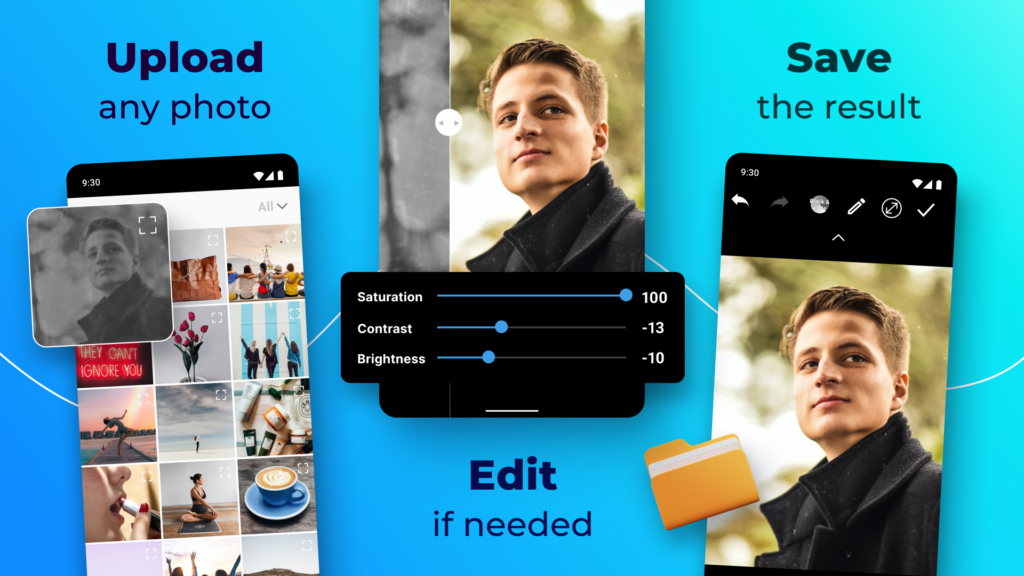 طريقة اسنخدام تطبيق Colorize Photos - AI Enhancer