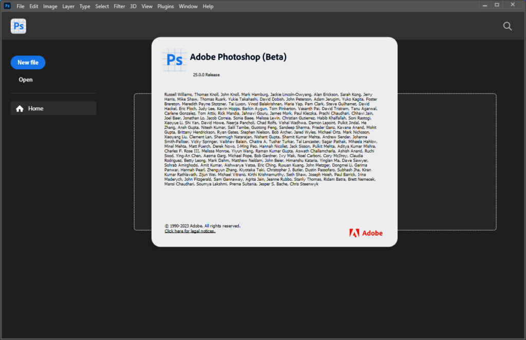 برنامج Adobe Photoshop 2024