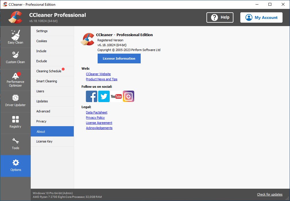 تحميل برنامج CCleaner Professional - إصدار جديد من برنامج سى كلينر 2024