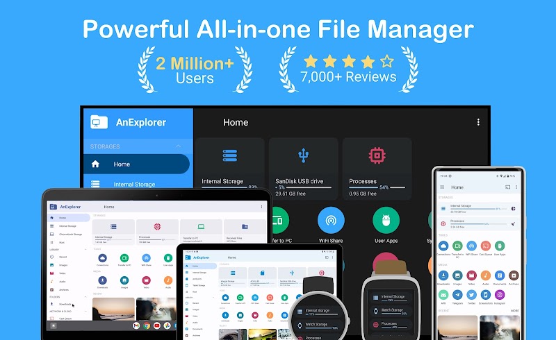 تطبيق File Manager Pro TV USB OTG | إدارة الملفات لجميع أجهزة الأندرويد