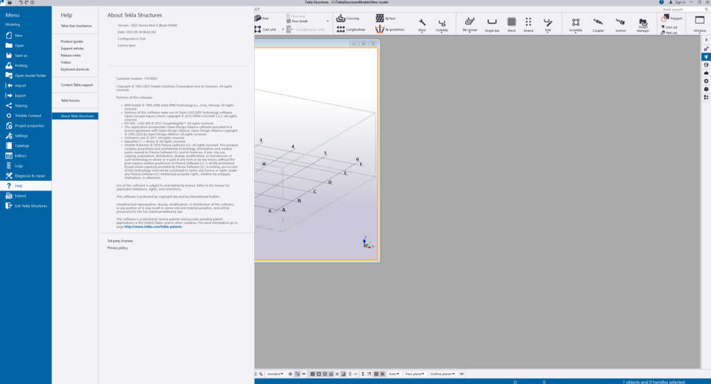 برنامج Tekla Structures 2023