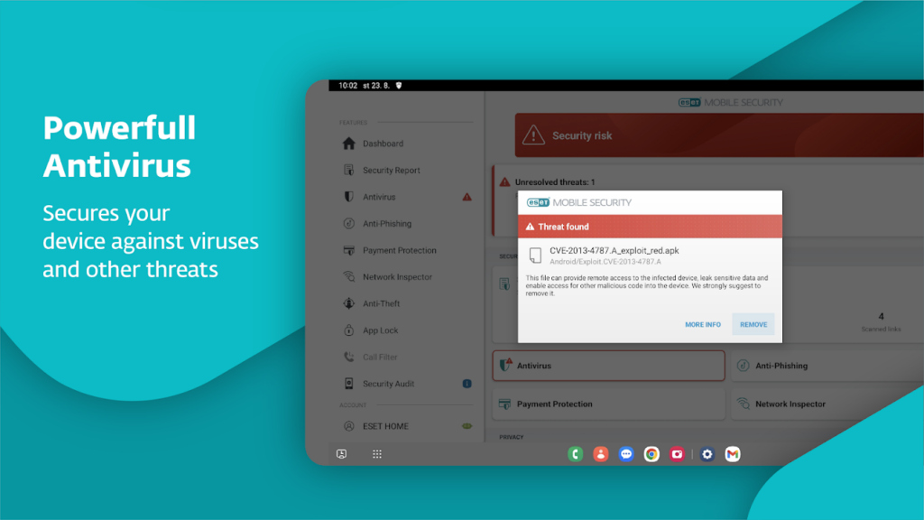 تطبيق ESET Mobile Security Antivirus - تطبيق إسيت للحماية من فيروسات الأندرويد 01
