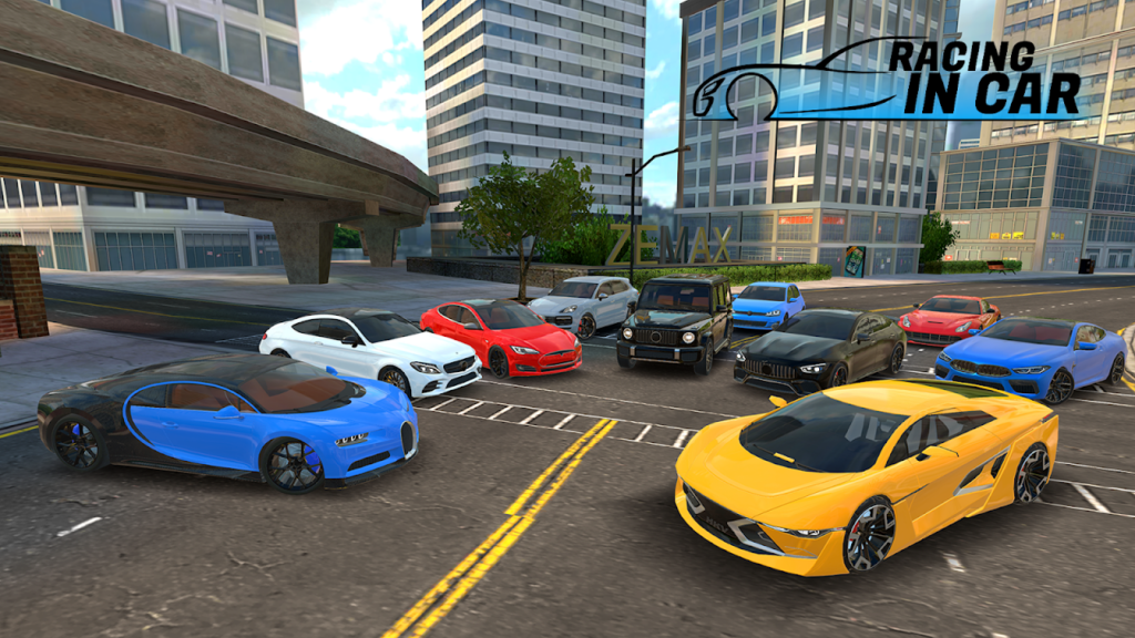 لعبة Racing in Car 2021 MOD - محاكاة قيادة السيارات لأندرويد 01