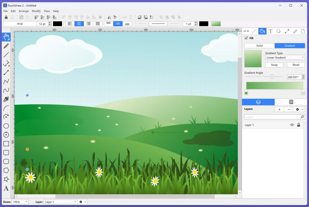 برنامج TouchDraw - برامج الرسم والتصميم