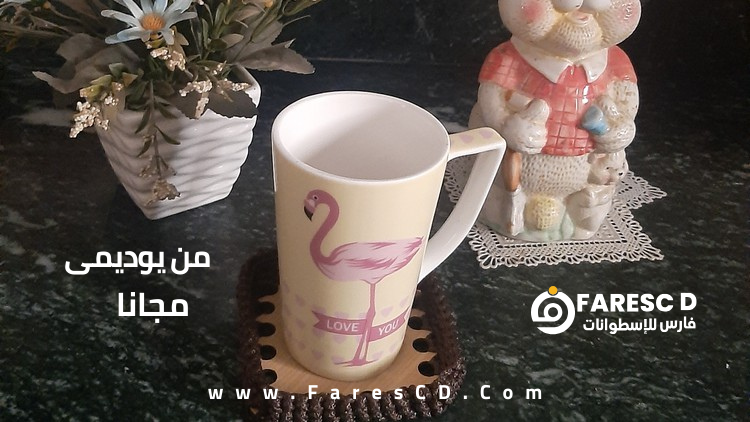 صينية تقديم بالكروشية & كوستر للشاي
