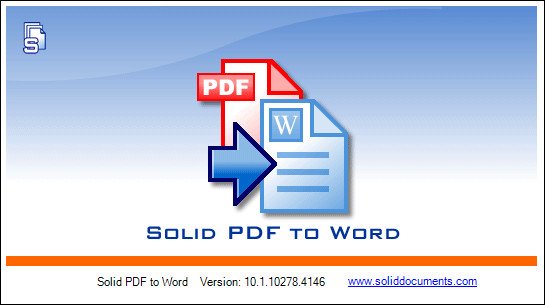 برنامج Solid PDF to Word