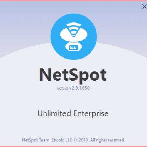 تحميل برنامج NetSpot Unlimited Enterprise لتحسين أداء شبكات واى فاى