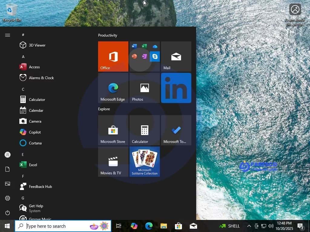 تحميل ويندوز 10 برو مع أوفيس 2024 برو بلس بكل اللغات أكتوبر 2025