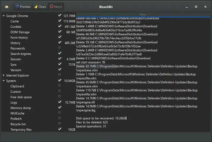 تحميل برنامج BleachBit لتنظيف وتسريع الويندوز