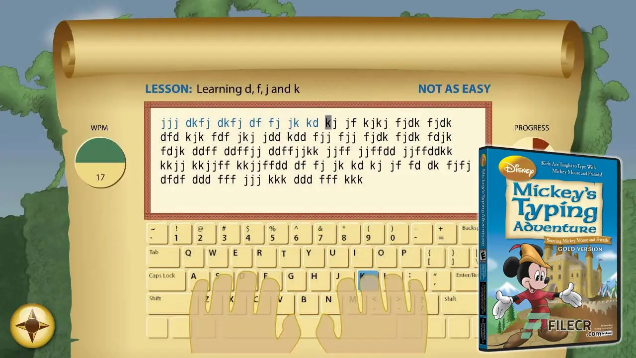 تحميل برنامج Disney Mickey's Typing Adventure Gold لتعلم سرعة الكتابة على الكيبورد للأطفال